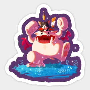 Cait Sith Sticker